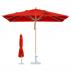 4x4m Wind-resistant Square Stock Colour Outdoor Umbrella