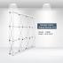 Straight Fabric Popup Displays 3x3