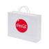 Gloss Laminated Bag White With Rope Handle