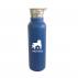 600ml Double Wall Vacuum Bottle with Bamboo Lid