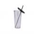 24oz Plastic Cups with Lids & Straws
