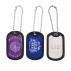 Dog Tag with Rubber Silencer