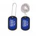 Dog Tag with Rubber Silencer