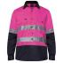 2 Tone Open Front Shirt L/S 3M Tape