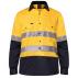 2 Tone Open Front Shirt L/S 3M Tape