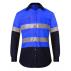 Ladies 2 Tone Vented Light Weight Open Front
