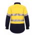 Ladies 2 Tone Vented Light Weight Open Front