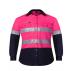 Kids 2 Tone Open Front Shirt With Tape
