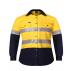 Kids 2 Tone Open Front Shirt With Tape