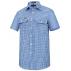Pilbara Mens Y/D Check, Dual Pocket, S/S Shirt