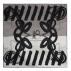 Silk Scarf Reflection Grey