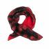 Silk Scarf Reflection Red