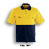 Unisex Adults Hi-Vis Cotton Jersey Polo S/S