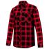 Open Front Quilted Long Sleeve Shirt