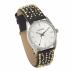 Watch Fusion Silver Black With Dots Leather-r-w-f402