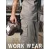 Unisex Adults Cotton Drill Cargo Work Pants