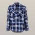 Mens Core Long Sleeve Closed Front Check Flannel Shirt