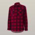 Mens Core Long Sleeve Closed Front Check Flannel Shirt