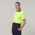 Womens Short Sleeve Hi Vis Polo