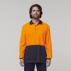 Mens Long Sleeve Hi Vis Polo