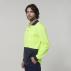 Mens Long Sleeve Hi Vis Polo