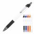 Plastic Pen Anthony White Barrel Silk Ink Ballpoint