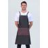 Cafe Series Grey Combo Bib Apron