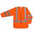 Hi vis Long Sleeve Safety Vest