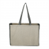 Bullet Recycled Cotton Contrast Side Shopper Tote