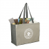 Bullet Recycled Cotton Contrast Side Shopper Tote