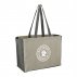 Bullet Recycled Cotton Contrast Side Shopper Tote